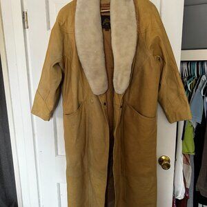 Wilson Leather Coat (with removable collar and lining)